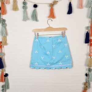 Lilly Pulitzer White Label Tennis Embroidered Skort